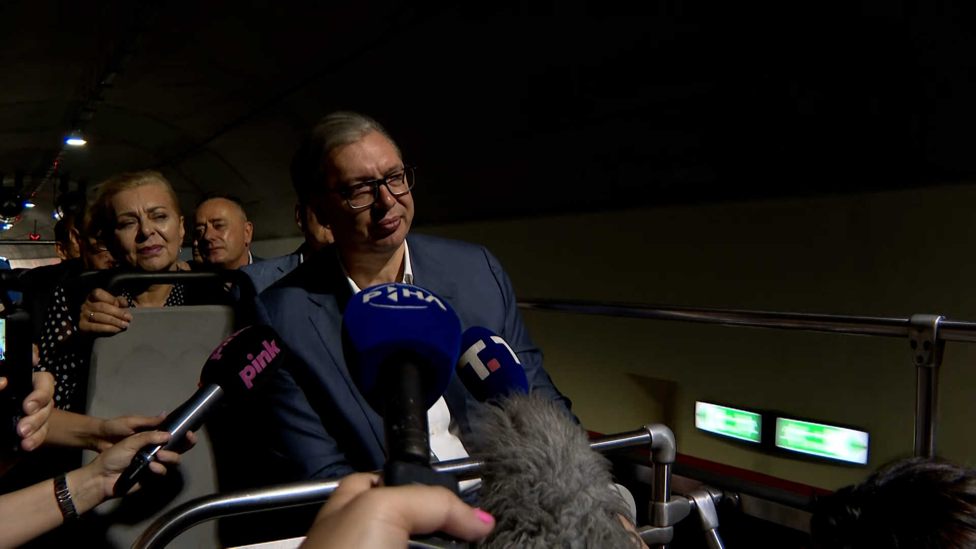 Pozega, predsednik Srbije Aleksandar Vucic otvara deonicu auto-puta Milos Veliki od Preljine do Pozege, pokrivanje Pozega, predsednik Srbije Aleksandar Vucic otvara deonicu auto-puta Milos Veliki od Preljine do Pozege, pokrivanje